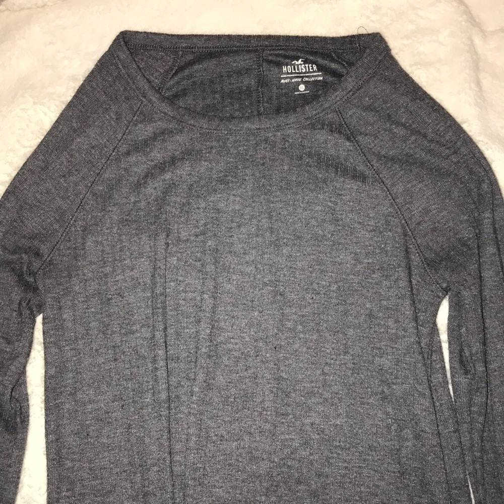Hollister Swoop neck long sleeve t-shirt
